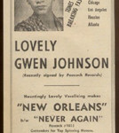 Gwen Johnson: Unsung Ladies of R&B